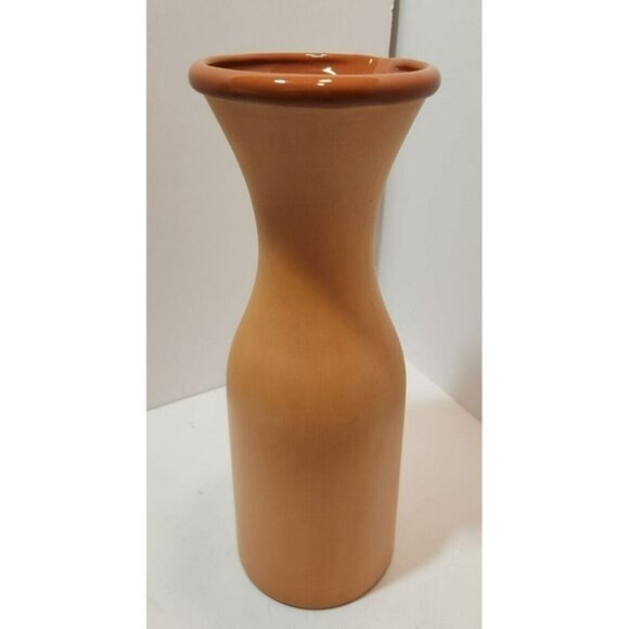Vtg Cuisine Concepts Terra Cotta Wine Carafe One Liter in Box 11" Tall - Picture 5 of 10